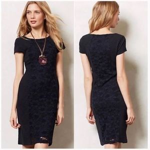NWOT Anthropologie / Moulinette Soeurs Navy Blue Dress